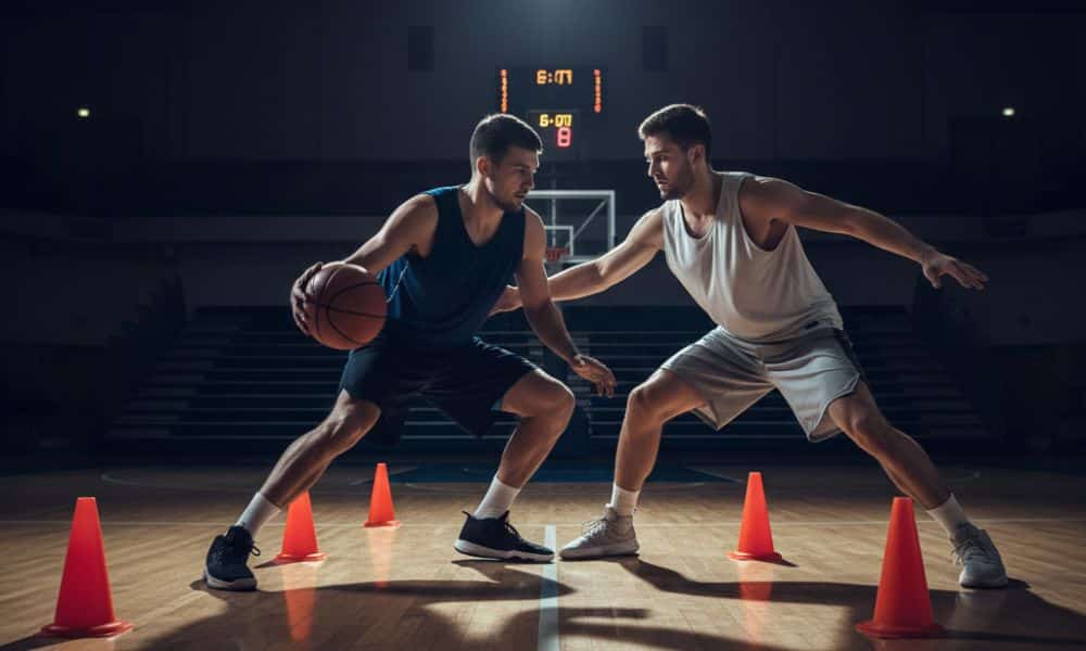 7 Ejercicios para mejorar él drible defensivo en baloncesto